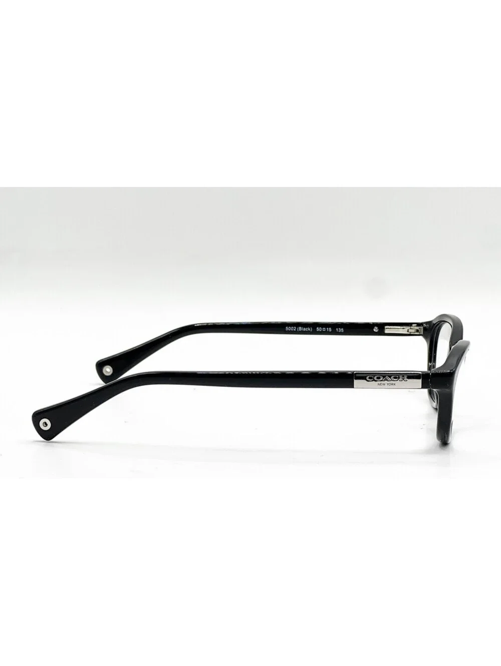 Coach HC 6046 5002 Black Cat Eye Authentic Eyeglass Frames 50-15-135
